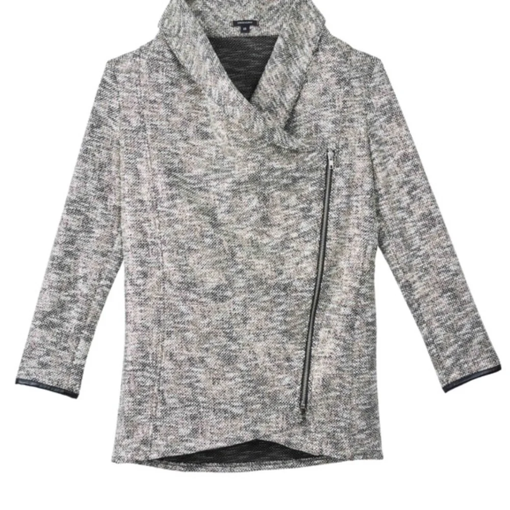 Stella & Dot Metallic Moto Jacket Size Small